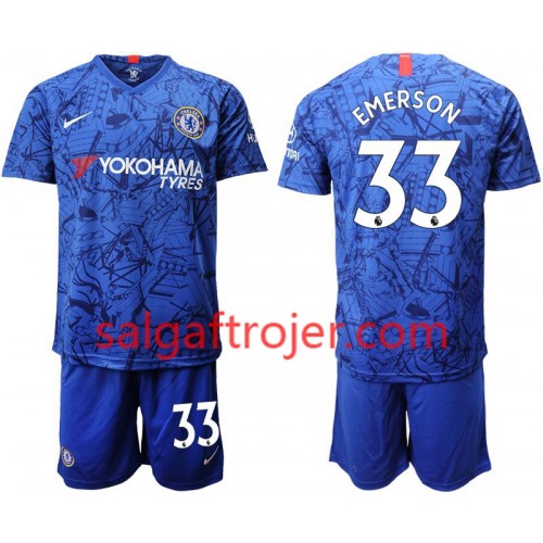 Chelsea Fodboldtrøjer Emerson 33 Børn Hjemmebanesæt 2019/20 Kort ærmer Chelsea Fodboldtrøjer Emerson 33 Børn Hjemmebanesæt 2019/20 Kort ærmer